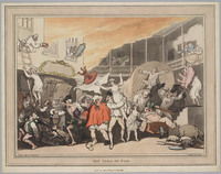 KG 16425
<br/>
Inn yard of fire
<br/>
<em>Rowlandson, Thomas (1756-1827)</em>